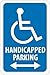 NMC TM154J, Sign"Handicapped Parking, Graphic" (Pack of 10 pcs)