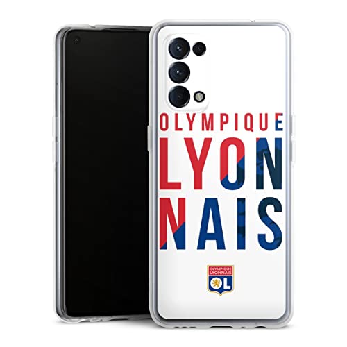 Coque en silicone Olympique Lyonnais pour Oppo Find X3 Lite DeinDesign