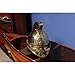 Old Modern Handicrafts Fireman Helmet - Victorian Era Brass Firefighter Officer Helmet - A Graceful Nautical Addition to Your Home Décor - 12.0L x 10.0W x 11.0H Inches