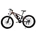 Price comparison product image 26 Electric Mountain Snow Bike - Fat Tire Bicycle 250W Powerful Motor Electric Bicycle with 36V 10.4AH Lithium Battery, Beach Mountain E-bike, Shimano Gears for Adults