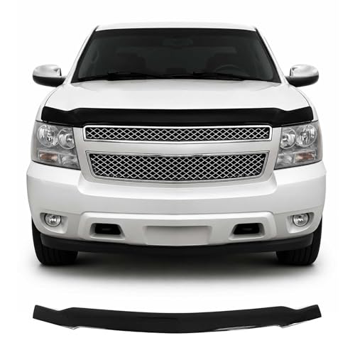 OMAC Bug Shield Hood Deflector Guard for Chevrolet Avalanche Tahoe Suburban 2007-2014 Stick Install