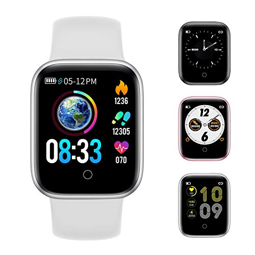 RUNDOING Smart Watch for Android iOS Phones,Fitness Tracker with Sleep/Heart Rate Monitor,Step/Calorie Counter,1.4