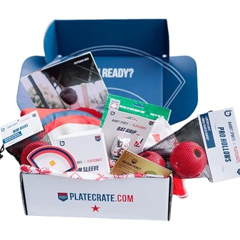 Plate Crate - Dynasty Crate - Themed Baseball Bundle Filled with Baseball Training Aids, Gear, Apparel, and Accessories (Medium) Cover