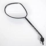 Espejo retrovisor de alta calidad que se monta en el lado izquierdo de tu vehículo en posición piloto. Producto adaptable de la marca Vicma de color negro. Diámetro de la varilla roscada de fijación de 8 mm al paso normal. Se entrega conforme a las fotos.