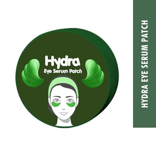 Image of Hydra Eye Serum Patch Alovera| Treats Dark Circles, Fine Lines And Wrinkles | Enriched With Collagen Extract | Shade -Alovera, Pack of 60 Patches (30 pairs)