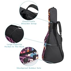 Housse de transport rembourrée imperméable Oxford pour guitare avec bandoulière réglable Motif feuilles de palmier… - Les Beatles, Paul McCartney, John Lennon, RIngo Starr, George Harrison Housse de transport rembourrée imperméable Oxford pour guitare avec bandoulière réglable Motif feuilles de palmier… – Image 3