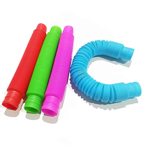 Milaloko Jouet sensoriel Pop Multicolores Tubes pour Calmer Relaxer Adolescent Enfant Adulte - 6 Pieces