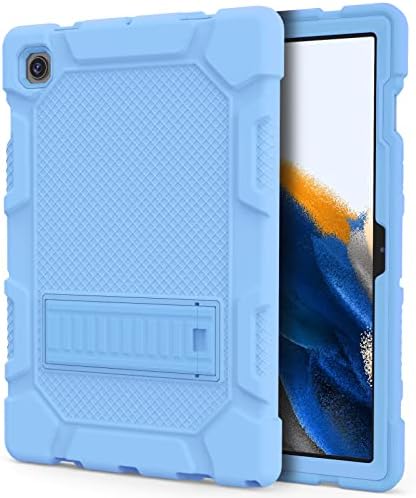 ZoneFoker for Samsung Galaxy Tab A8 Case, 10.5 inch 2021 Galaxy Tablet A8 Case, Slim Heavy Duty Shockproof Rugged Protective Case with Kickstand for 10.5 SM-X200/X205/X207 for kids boys (Dark Green)