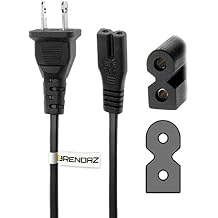 BRENDAZ - AC Polarized Power Cord Compatible w/Bose SoundTouch 520 Home Theater System, SA-5 Amplifier, Companion 3, 5 Multimedia Speaker System, CineMate 15 Home Theater Speaker System 6-Feet