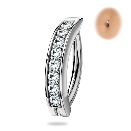 BodyBonita G23 Titanium Belly Button Rings - 14G Internally Threaded