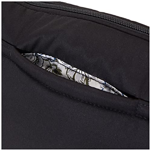 Vera Bradley Women's Cotton Utility Crossbody Purse, Black - Recycled Cotton, One Size Us #TOP3