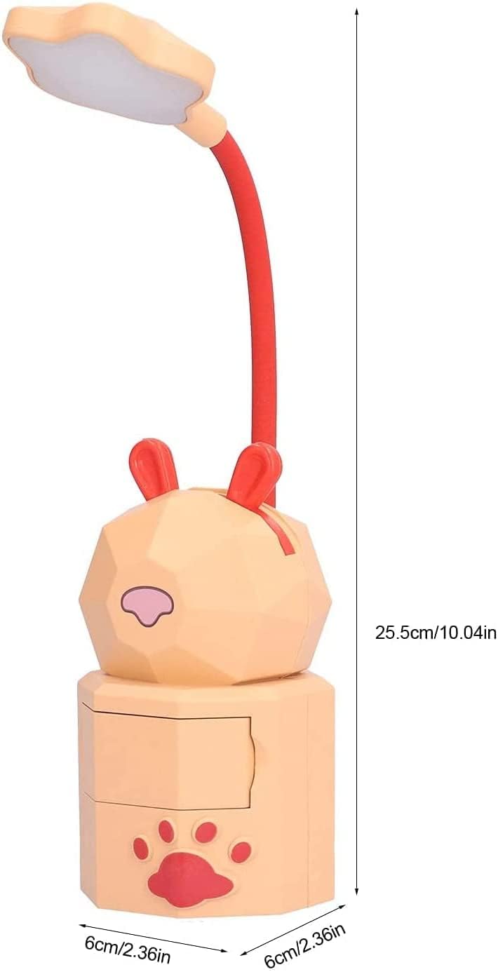 Desk Lamp Reading Light Desk Light Reading Lamp USB Desk Lamp Free Bending Cute Rechargeable Desk Light with Phone Holder Function for Study Family Student Office Office Lamp Study Lamp (Color : A)