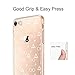 Unov Case for iPhone SE (2022) iPhone SE (2020) iPhone 8 iPhone 7 Case Clear with Design Embossed Pattern TPU Soft Bumper Shock Absorption Slim Protective (Death Hallows)