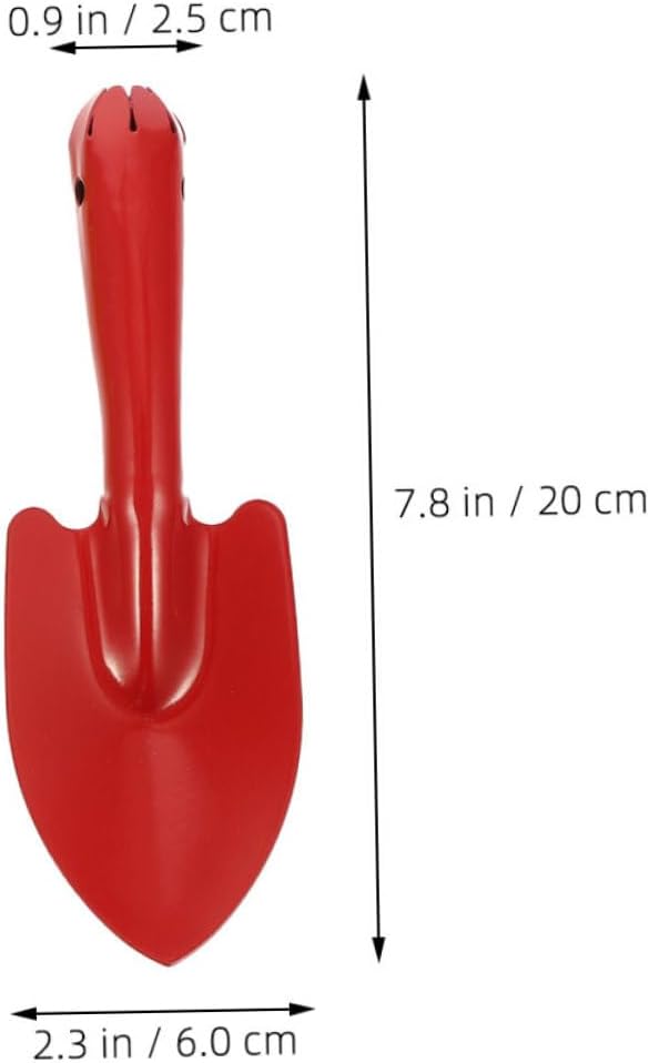 Ergonomic Handle Garden Spade Shovel Multi-Functional Potting Shovel Iron for Gardening Weeding Transplanting