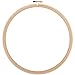 Edmunds Wood Embroidery Hoop with Round Edges, 12-Inch
