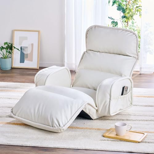 ベルーナ(BELLUNA) ソファー 1人掛け 座椅子 ハイバック ソファーベッド 一人用 リクライニング ゆったり 折り畳み 省スペース ゲーミング座椅子 肘掛け付き パーソナルチェア おしゃれ (553493-703)