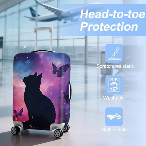 ANNA QUEEN Travel Luggage Cover Suitcase Protector Suitcase Cover Anti-Scratch,Stretchable Bag Cover Washable Durable Polyester — 사진 2