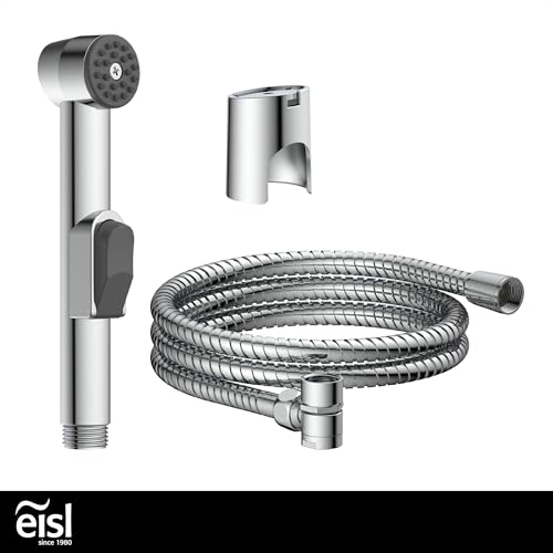 EISL DX25 Waschbeckenbrause, Handbrause für Küche, Bad, Waschküche oder Werkstatt, Waschbeckendusche, ideal zum Nachrüsten, Set mit Schlauch (150mm) und Adapter, Toilettenbrause, Chrom