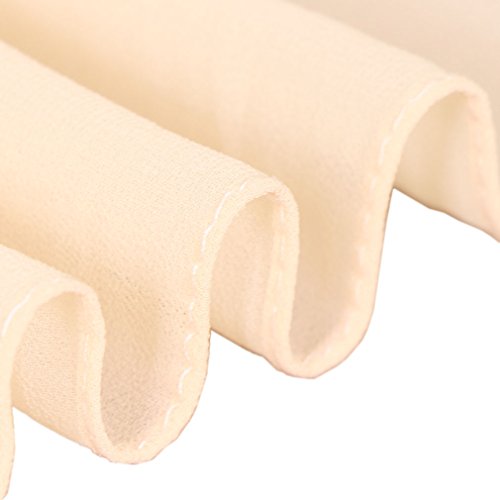 Image of LMVERNA Solid Color Bubble Chiffon Scarf for Women Fashion Soft Hijab Long Scarf Wrap Scarves