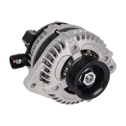 PAROD 12V 130A Alternator Fit for 2003-2009 Acura MDX, 2005-2008 RL, Pilot, 2004-2008 TL, 2005-2007 Honda Odyssey, 2006-2008 Ridgeline,CW 6-Groove Pulley,Replace for 31100RJAA01