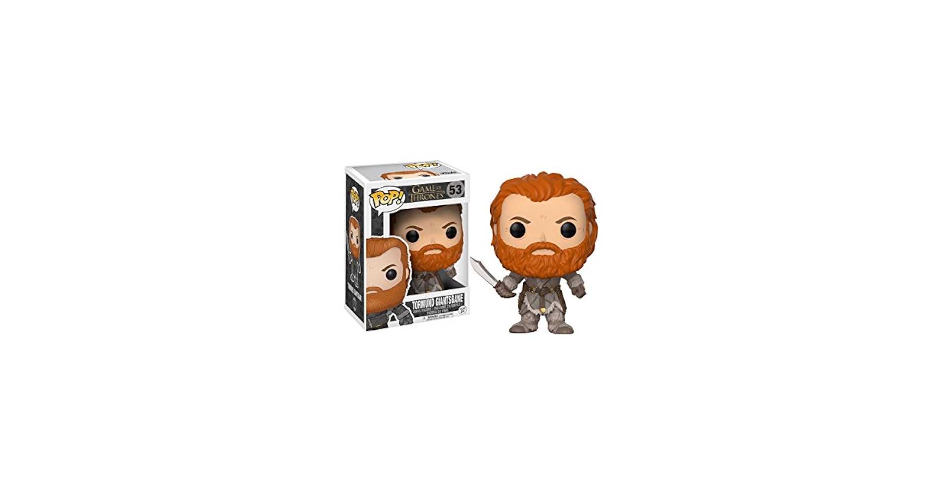Amazon.com: Pop Game of Thrones Tormund Vinyl Figure : Toys