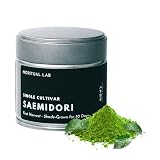 Single Cultivar Matcha - Ceremonial Grade - Saemidori Grüntee-Pulver aus Japan - Original Japanischer Tee der Ersten Ernte - 100% Natürlich und Laborgeprüft - 40g