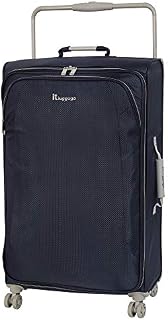 IT Luggage 31.5" World's Lightest 8 Wheel Spinner, Evening Blue With Cobblestone Trim