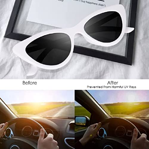 Image of IFLASH Rectangular Sunglasses Retro Fashion Shades for Men & Women (Pack of 4)