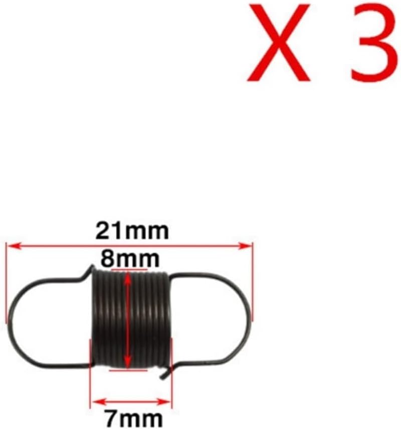 3 Governor Spring Throttle Return Spring Fit for 170F 173F 178F 186F 188F Air Cool Engine(Orange)