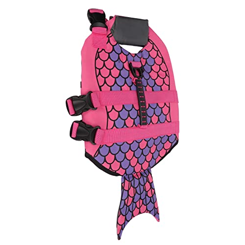 Chaleco salvavidas para perros, chaleco salvavidas flotante, protector ajustable para animales domésticos, para natación y remo, colores vivos para animales domésticos,