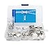 Zipper Repair Kit Solution Metal YKK® Assorted Aluminum Slider Easy Container Storage Sets of #3, #4.5, #5, and #10 Include #3, #4.5, #5 and #10 Top - Bottom Stops Both (Made in USA) 23 sets