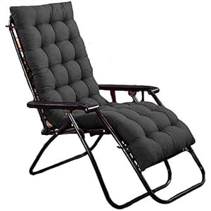 Lavish Street Exclusive Soft Rocking Cotton Long Chair Cushion Pad (48 x 16 inches, Blue)