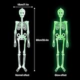 Zoom IMG-1 taimeimao halloween scheletro luminoso 90cm