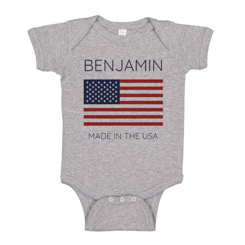 Benjamin Made in The USA Baby Infant One Piece Bodysuit