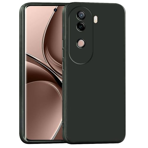 Image of Back Cover for Vivo V40e 5G / iQOO Z9s 5G | Full Camera Protection | Premium Liquid Silicon Case | Flexible Bumper Case for Vivo V40e 5G / iQOO Z9s 5G (Military Green)