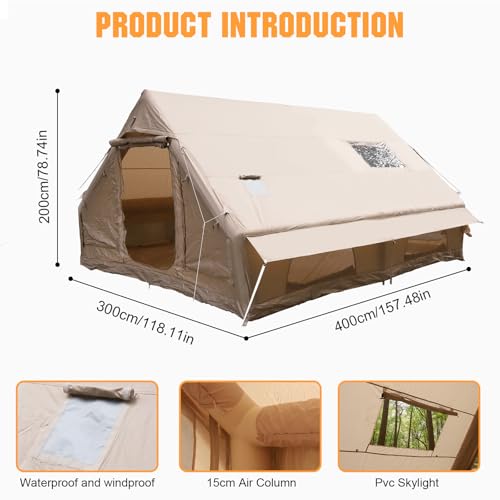 Carpa Inflable para Camping ETOYA 8 Personas 4 Temporadas miniatura 6