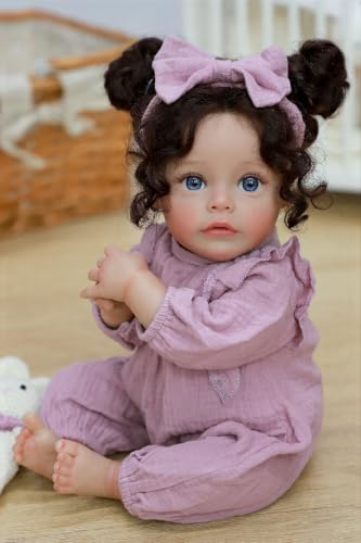 Muñeca Realista Reborn Bebé Niña 18 Pulgadas SCOM miniatura 4