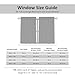Home Queen Blackout Rod Pocket Tier Curtains for Small Window, Short Room Darkening Basement Curtains, Cafe Drapes, 2 Panels, 30 W x 24 L Inch Each, Black