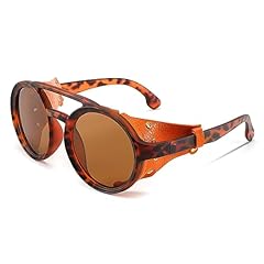 008 Leopard Frame | Tea Lens | Orange Leather
