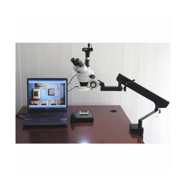 AmScope-SM-6T-FRL-Professional-Trinocular-Stereo-Zoom-Microscope-WH10x-Eyepieces-7X-45X-Magnification-07X-45X-Zoom-Objective-8W-Fluorescent-Ring-Light-Clamping-Articulating-Arm-Stand-110V-120V AmScope-SM-6T-FRL-Professional-Trinocular-Stereo-Zoom-Microscope-WH10x-Eyepieces-7X-45X-Magnification-07X-45X-Zoom-Objective-8W-Fluorescent-Ring-Light-Clamping-Articulating-Arm-Stand-110V-120V