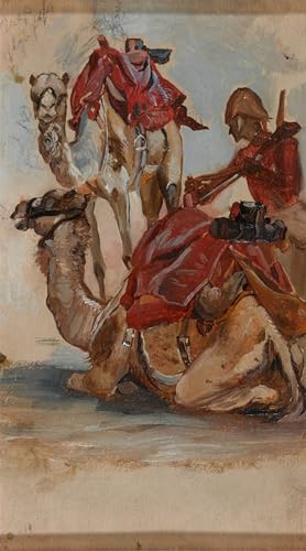 Impression prints toile soldat britannique Egypte de qualité artistique premium