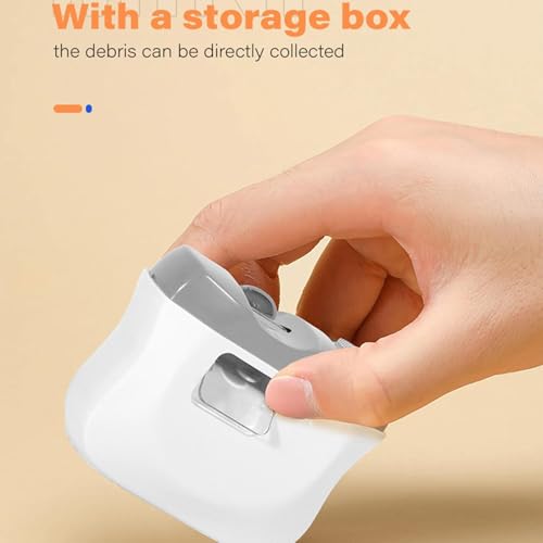 Coupe-ongles électrique automatique avec sécurité 3 vitesses réglables