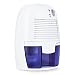 hysure Portable Mini Dehumidifier, Deshumidificador, Bathroom Dehumidifier Electric for Bedroom, Baby Room, Home, Crawl Space, RV, White …