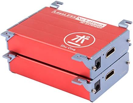 HDMI Extender Over Cat5/Cat5e/Cat6/Cat6e signle LAN Cable Up to 100m 328ft,No Latency Lossless Support Full HD 1080P RJ45 A/V Extender for DVR,DVD,Home Theater