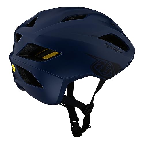 Troy Lee Designs Bicycle Helmet - Gravel MTB Bicycle Cycling Helmet - Grail Helmet W/MIPS, Badge Dark Blue, XL/2X