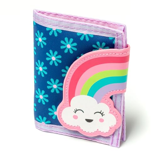 Image of Stephen Joseph Kids' Unisex Toddler Wallet,Polyester, Spacious, Rainbow