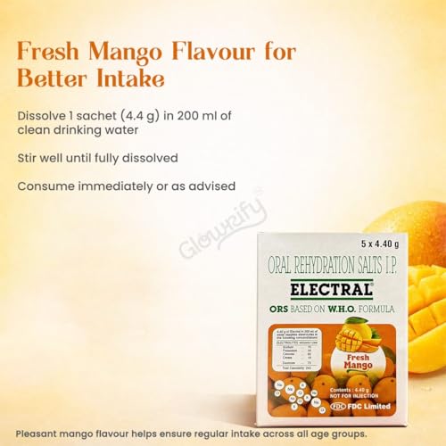Image of ELECTRAL Oral Rehydration Salts I.P., Fresh Mango