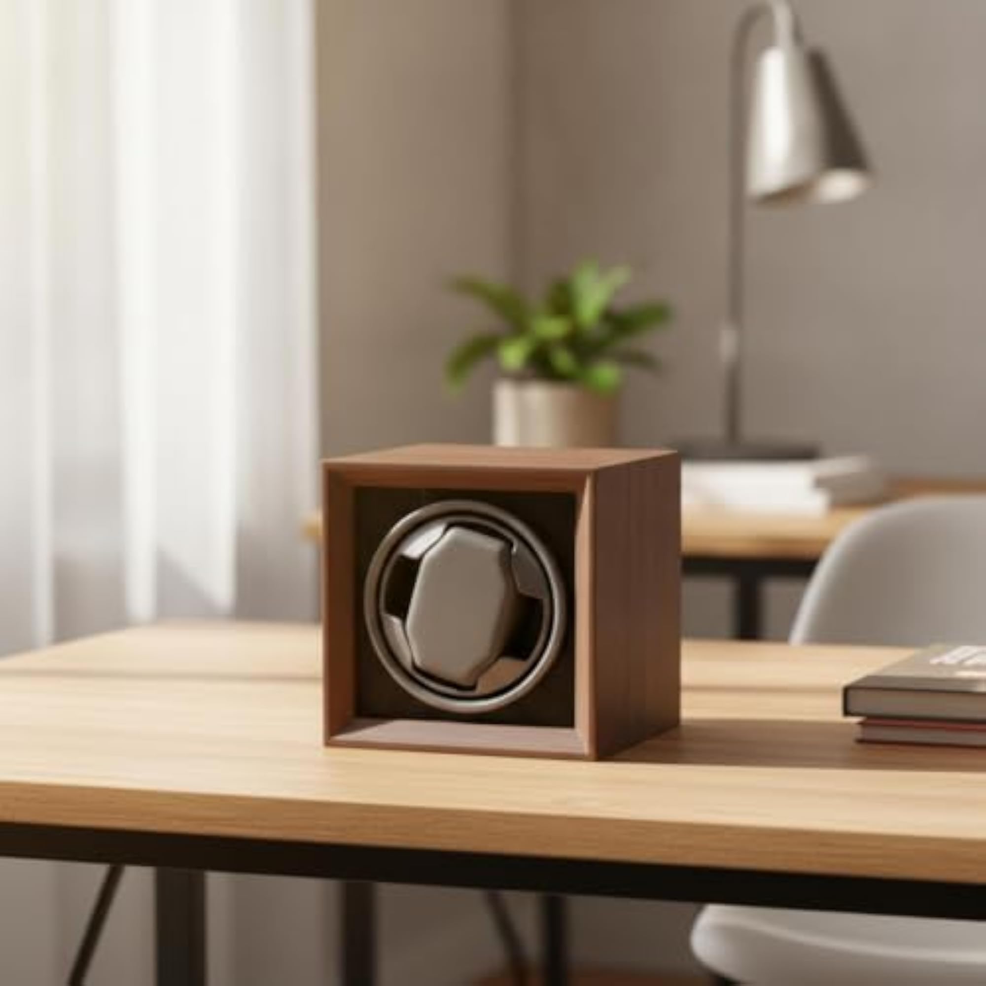 Individual Timepiece Winder with Memory-Foam Pillow