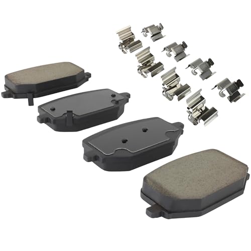 Image of QUALITY-BUILT Rear Ceramic Brake Pads, Black Series 1003-2231C, Compatible with 2020-2025 Ford /Lincoln (Aviator,Explorer,Mustang,Police Interceptor Utility)