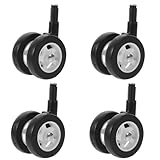 Fonctionnalité élégante : nos grandes roues noires pour trotteur apportent une touche de modernité à tout trotteur ou poussette, alliant style et mobilité accrue. roues de rechange silencieuses